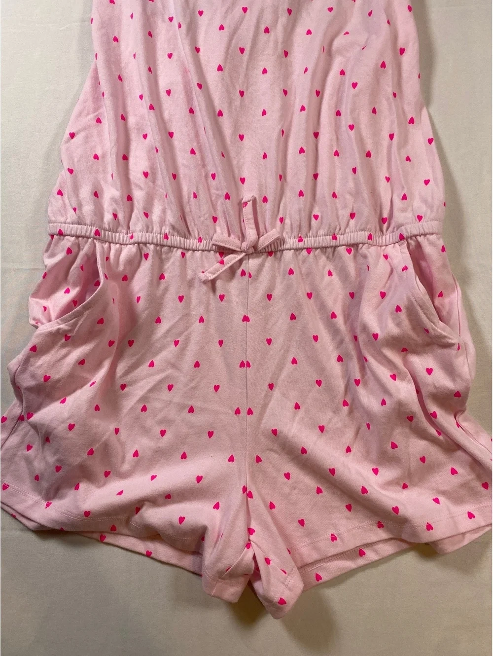 Girls Cat and Jack Knit Heart Romper size XL